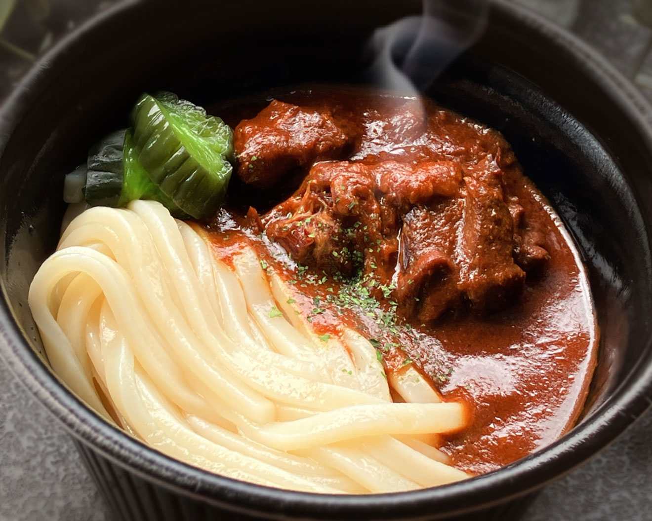 とろ肉カレーがけうどん